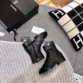 Chanel Winter Calf Boots