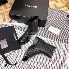 Chanel Winter Calf Boots