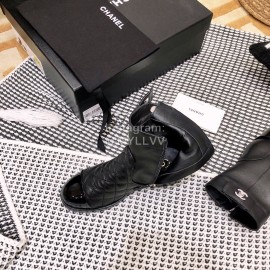 Chanel Winter Calf Boots