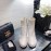 Chanel White Leather High Heeled Boots