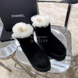 Chanel Winter Sheepskin Thick Soled Boots