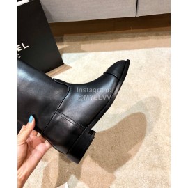 Chanel Autumn Winter Knee Boots Black