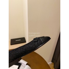 Chanel Black Bow Shoes For Women 