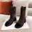 Chanel Brown Calfskin Boots 