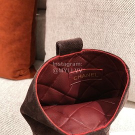 Chanel Brown Calfskin Boots 