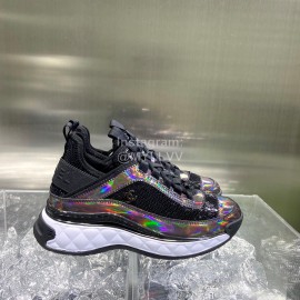 Chanel Air Cushion Sneakers Casual Shoes Black