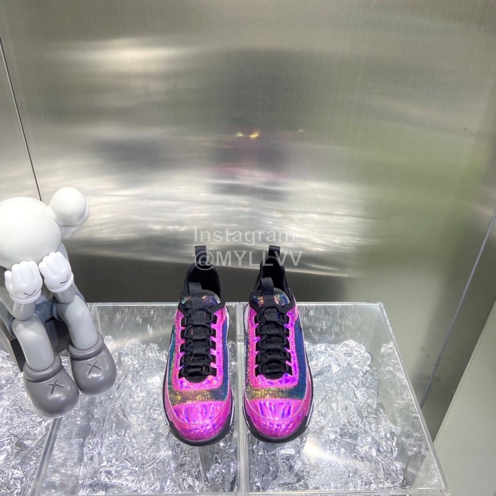 Chanel Air Cushion Sneakers Casual Shoes Purple