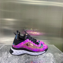 Chanel Air Cushion Sneakers Casual Shoes Purple