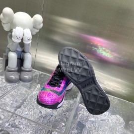 Chanel Air Cushion Sneakers Casual Shoes Purple