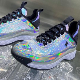 Chanel Air Cushion Sneakers Casual Shoes Blue