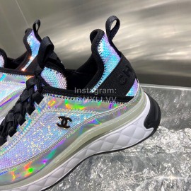 Chanel Air Cushion Sneakers Casual Shoes Blue