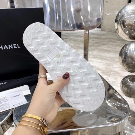 Chanel Winter Sheepskin Wool Boots Khaki