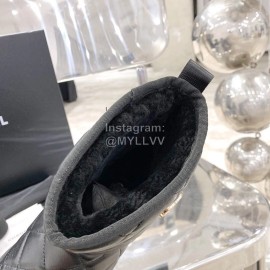 Chanel Winter Sheepskin Wool Boots For Women