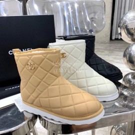 Chanel Winter Sheepskin Wool Boots For Women