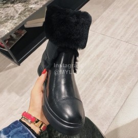Chanel Black Soft Sheepskin Boots