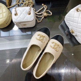 Chanel Woven Casual Shoes Beige
