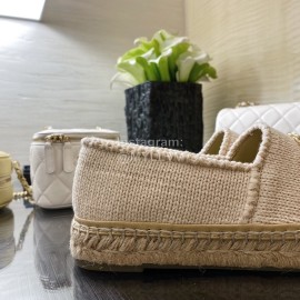 Chanel Woven Casual Shoes Beige