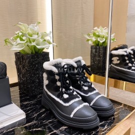 Chanel Winter Lambs Boots
