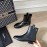 Chanel Black Calf Boots