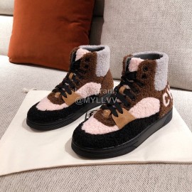 Chanel Winter Wool Sneakers