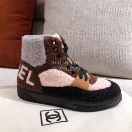 Chanel Winter Wool Sneakers