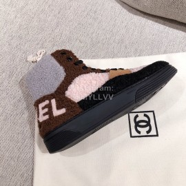Chanel Winter Wool Sneakers