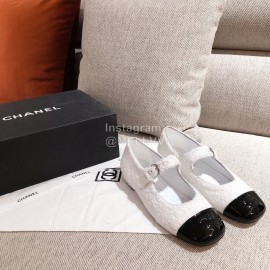 Chanel Black White Shoes