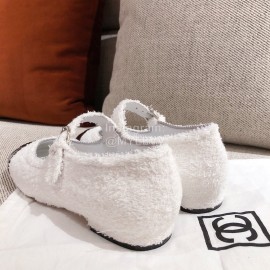 Chanel Black White Shoes