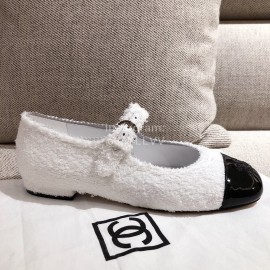 Chanel Black White Shoes