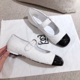 Chanel Black White Shoes