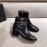 Chanel Black Thick Heel Boots