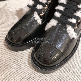 Chanel Winter Warm Wool Boots 