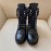 Chanel Calf Motorcycle Boots Black