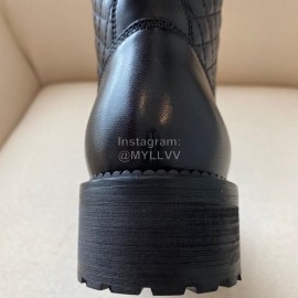 Chanel Calf Motorcycle Boots Black