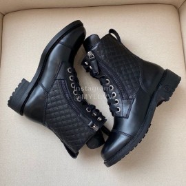 Chanel Calf Motorcycle Boots Black