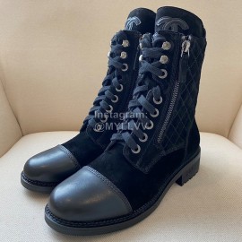 Chanel Calf Motorcycle Boots