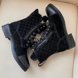 Chanel Calf Motorcycle Boots