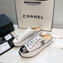 Chanel Canvas Sheepskin Inner Sneakers