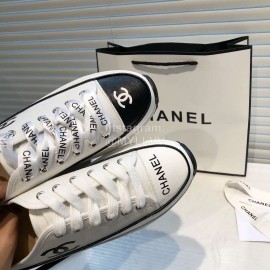 Chanel Canvas Sheepskin Inner Sneakers