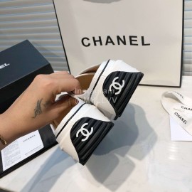 Chanel Canvas Sheepskin Inner Sneakers