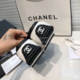 Chanel Canvas Sheepskin Inner Casual Shoes