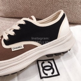 Chanel Casual Shoes For Women Coffee