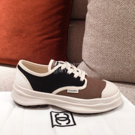 Chanel Casual Shoes For Women Coffee