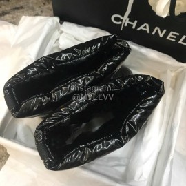 Chanel Waterproof Warm Wool Boots Black