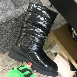 Chanel Waterproof Warm Wool Boots Black