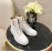 Chanel Calfskin Lace Up Boots White