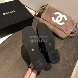 Chanel British Style Leather Shoes Black