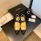 Chanel Autumn Bow Sheepskin Shoes Gold