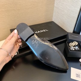 Chanel Autumn Bow Sheepskin Shoes Black