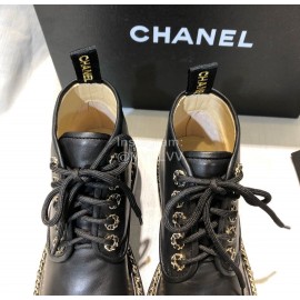 Chanel Calfskin Boots For Women Black